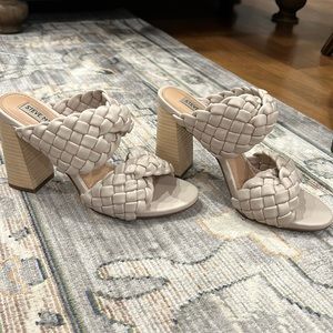 Steve Madden braided heel